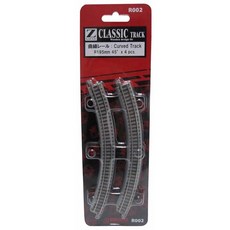 록한 Z 게이지 R002 곡선 레일 R195mm 45°, 1개, 상세페이지 참조