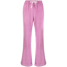 투트아쿠 스트라이프 트리밍 플레어 팬츠