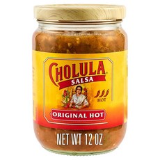 Cholula 살사 오리지널 핫 스파이시 타코 엔칠라다 케소 파히타 부리토 나초 등 355ml 12온스 266034, 12 Ounce (Pack of 1), 1개