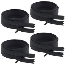 3 호 콘실지퍼 숨은지퍼, 블랙100cm, 1개