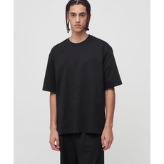 매장정품 무신사스탠다드 MUSINSA STANDARD 헤비웨이트 릴렉스드 크루 넥 티셔츠 [블랙] MMATS4Z01-BK 539741