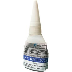 FixtureDisplays® 1온스 아크릴 글루 유리병 플렉시글라스 시멘트 접착 DIY 아트 크래프트 11310CLASSIC-FBA, FixtureDisplays® 1온스 아크릴 글루 유