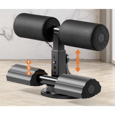 흡착식 윗몸일으키기 기구 홈트 복근 근력운동 홈트레이닝 싯업바 실내 헬스 운동, 싱글 핑크