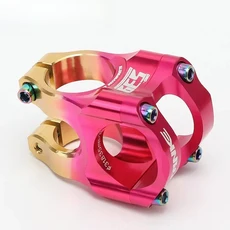 자전거정비카본 MTB 숏 스템 31.8mm - CNC 중공 고강도 DH 다운힐 자전거 핸들바 액세서리, 09 Pink Gold, 1개