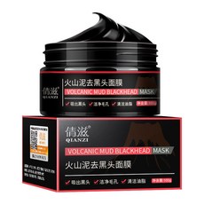 倩滋 火山泥去黑頭面膜, 1個, 火山泥面膜100g/瓶