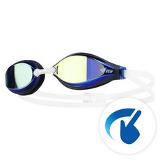 뷰 엘 플렉시블핏 스와이프 패킹 미러 수경 V240ASAM BLY 성인용 수경/물안경, 1개