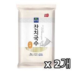 면사랑 잔치국수, 3kg, 2개