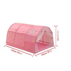 침대동굴 돔 캐노피 난방 침대 텐트 가림막 이층 벙커, 5. 뉴타입-스타핑크볼드골격