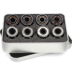 16pcs 고속 베어링 11 롤러 스케이팅 베어링 고속 스케이팅 롤러 스케이트 스케이트 보드 드리프트 샤프트, 그림처럼, 1개