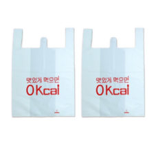 생활을그리다 비닐 인쇄 배달봉투 6호 20 x 25 x 45 cm, 2개