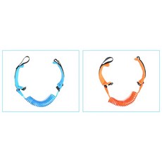 미아방지 손목 연결 스프링 밴드 키즈미아방지 미아방지스트랩 육아템, 주황