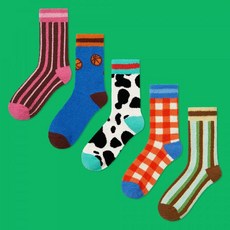 [위글위글] 무압박 겨울 따뜻한 수면 양말 - Pink Stripe, Lucky Playball