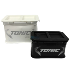 토닉 미끼케이스 미끼통 크릴 보관 케이스 낚시 미끼 미끼박스, 1개, 화이트