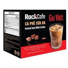 베트남 RockCafe 구비엣 아이스 밀크 커피, 3개, 10개입, 24g