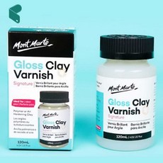 몽마르뜨 점토 바니시 Mont Marte Gloss Clay Varnish 120ml 빅캣마켓, ST485 60ml1개