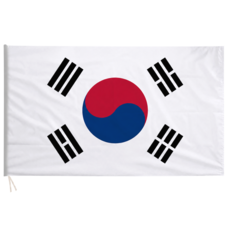 무네오 태극기 145cm x 90cm, 1개, 화이트