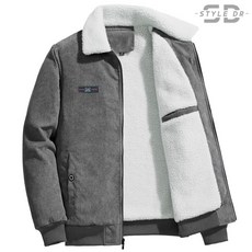 스타일닥터 가을 겨울 캐주얼 도톰 코트 점퍼 남성 코듀로이 기모 자켓