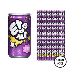 일화 탑씨 포도 탄산음료, 90개, 190ml