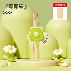 兒童矽膠吸管 寶寶喝湯防嗆神器 食品級輔食粗吸管, 1個, 青檸綠【送收納盒】