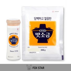 청정원 미원 맛소금 95g(용기형) + 250g(봉지형), 1개, 345g