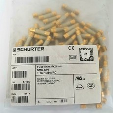 금도금 세라믹 퓨즈 슬로우 T 오디오 애호가 HIFI 5*20 T2AL250V, [08] 6.3A