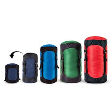 침낭파우치 압축보관 방수원단, 에메랄드, S, 1개
