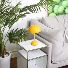 무선 테이블조명 2개(화이트플러스컬러선택), 색상:와인