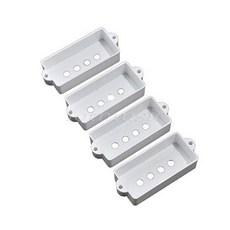 기타 부품 4개 세트 흰색 P 베이스 픽업 커버 오픈형 프리시전 베이스용 2349000