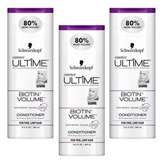 울타임 컨디셔너 비오틴 볼륨, 3개, 400ml