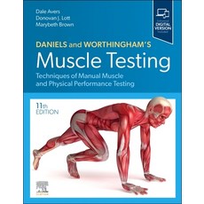 (영문도서) Daniels and Worthingham's Muscle Testing: Techniques of Manual Muscle and Physical Performanc... Hardcover, Saunders, English, 9780323824200