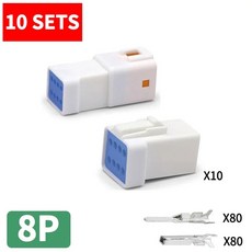 JST JWPF 타입 버트 세트 VSLE 플러그 암수 케이블 10 방수 자동차 커넥터 02T 03R, 8P whole set