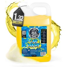 짠맛 캡틴 세차 비누 33.8온스 - 거품 대포 총 또는 양동이 세척용 고발포 샴푸 방청 및 모든 표면에 안전 프리미엄 실험실 테스트 품질, 1.32 Gallons