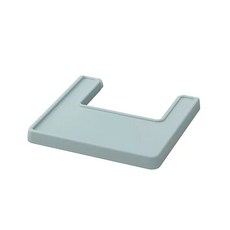 IKEA ANTILOP 兒童餐椅配件 托盤 椅腳 矽膠餐墊 支撐靠墊 防水餐墊, 1個, ANTILOP 高腳椅托盤 (藍色)