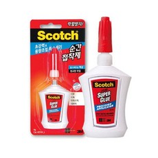 3M 스카치 순간접착제 용량조절 액상형 4g AD124-L, 본상품