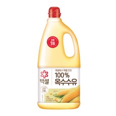 백설 옥수수유 1.8L 2개