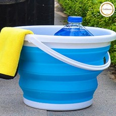 GOLDMEME 접이식양동이 세차물통, 5L - 사각, 사각 블루color, 5L