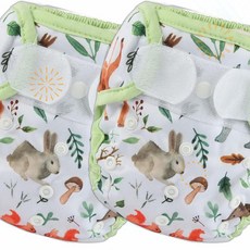 Sigzagor 시그자가 천기저귀 커버 아기 천 기저귀 네이피 후크앤루프 더블 거싯 6.6lbs 2개 KF