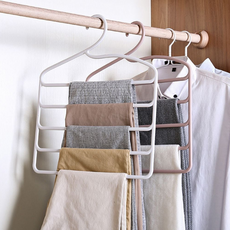 멀티 3단 바지걸이 행거, 화이트, 화이트, 1개