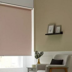 암막 롤 블라인드 125 x 200cm-핑크 249652, 핑크