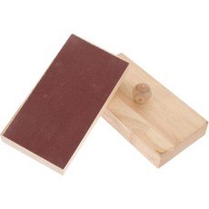 나무 손가락 카스타네 모래 블록 간단한 음악 리듬 장난감 스페인 손 박수 보드 창의적인 타악기 액세서리, 1개