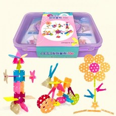 사고력발달 말랑말랑 창의 블록 70P 집중력발달 오감자극 신개념블록 설 창의성