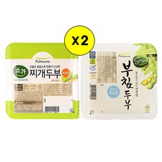 (냉장)[풀무원]소가부침두부 290gx2 + 소가찌개두부290gx2, 290g, 1개