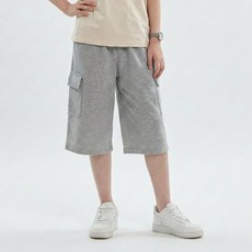 주니어 아동 여름 카고버뮤다6부팬츠