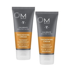 폴미첼 칼리브레이트 씨크닝 헤어 크림 미디움홀드 로우샤인 Paul Mitchell Calibrate Thickening Cream, 2개, 75ml