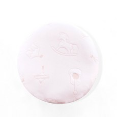 Hugsie 寶寶天絲棉秀秀枕套【枕套單售】可愛透氣舒適可拆洗, 天使粉, 100%天絲棉