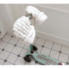 감성 패턴 키즈 킥보드 핸드워머 장갑 자전거 씽씽이 겨울 방한용품, 어린왕자브라운