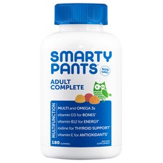 SMARTYPANTS vitamins 成人多合一維生素+Omega 3軟糖, 1個, 180 件