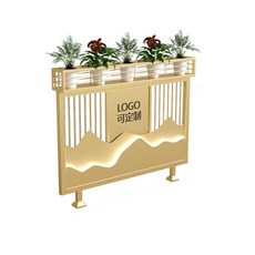 簡約鐵藝矮隔斷餐廳卡座圍欄墻火鍋飯店過道屏風 LKKY, 款式5 每平方