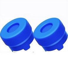 물통 뚜껑 냉온수기용 리필용 보관용 재사용 물병 교체용, 1개, B형 구멍 2개