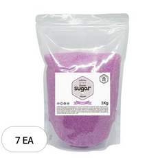 웰빙 솜사탕 설탕 포도향, 1kg, 7개